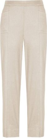 Frank Walder Frank Walder, Dames, Broeken, Beige, Maat: XL Poliester