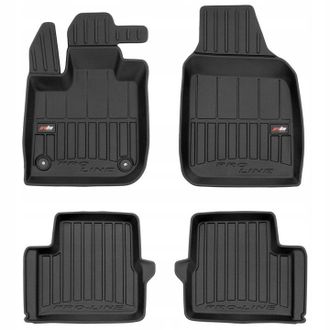 OEM Alfombras Y Felpudos De Goma Fiat 500e El&eacute;ctrico Desde 2021 - Bandeja 3d
