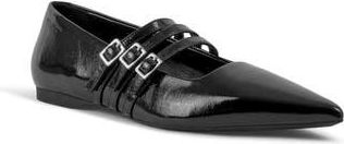 Vagabond Hermine Pointed Toe Mary Jane Flat in Black at Nordstrom Rack, Size 10Us / 40Eu