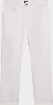 Giorgio Armani Mens 5-Pocket Stretch Cotton Pants