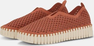 Ilse Jacobsen Womens Platform Tulip Slip-On Shoes In Light Brick