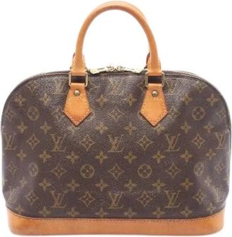Louis Vuitton Pre-owned Handbags, female, Brown, Size: ONE SIZE Pre-owned Alma Monogram Handbag