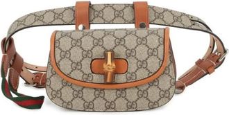 Gucci Pre-owned Belt Bags, male, Beige, Size: ONE SIZE Pre-owned Vintage Belt Bag