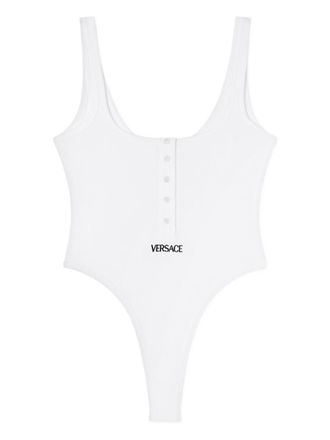 Versace Logo Cotton Bodysuit