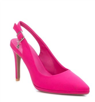Xti Womens Slingback Pumps Shoes In Pink