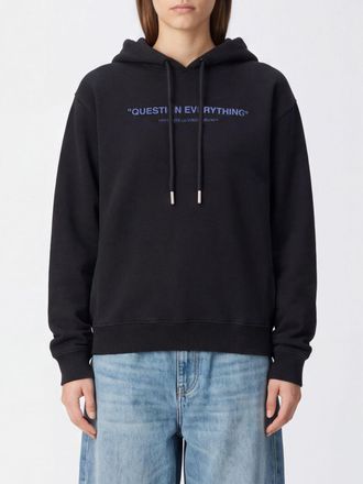 Off-white Felpa con cappuccio relaxed fit in cotone con stampa slogan
