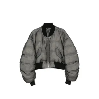 Rick Owens Quilted Cropped Jacket