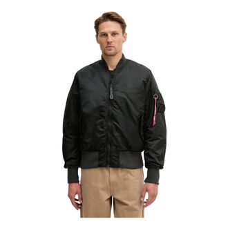 Alpha Industries Ma-1 Distressed Bomberjack - Heren - Bomber jackets - Zwart - L - Polyester - Jassen