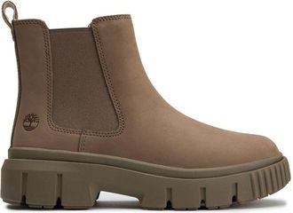 Timberland Womens Greyfield Boots - Brown Leather - Size UK 6