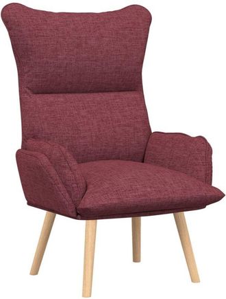 vidaXL Relaxing Chair Wine red 69 x 74 x 93 cm Fabric Vidaxl