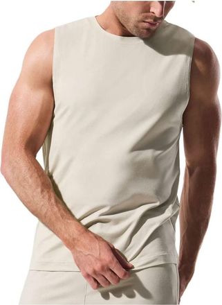 Alo Conquer Muscle Tank Bone M2066R-863320165