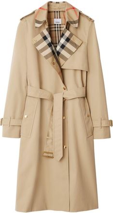 Burberry Trench con colletto a quadri - Toni neutri