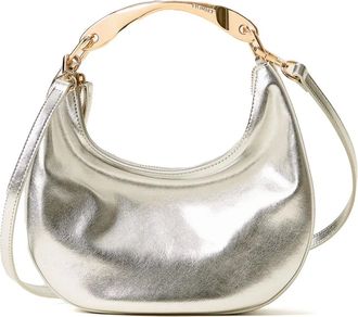 Twin-Set zip-fastening tote bag - Silver