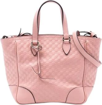 Gucci Pre-owned Handbags, female, Pink, Size: ONE SIZE Pre-owned The Bree