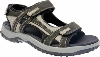 Drew Mens Warren Sandal In Black/grey Combo
