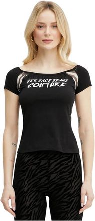 Versace Jeans Couture Camiseta - Tops - Mujer - Negro - L