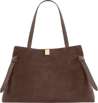 Yuzefi Gyoza Tote - Dames - Shoppers - Bruin - ONE Size - Leer - Tassen