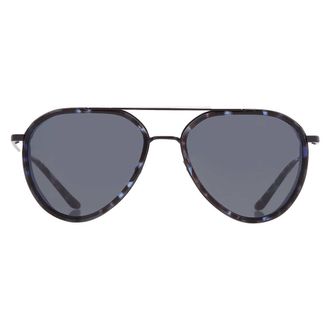 Emporio Armani Dark Grey Pilot Mens Sunglasses EA2163 300180 56