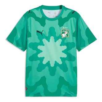 Puma x COTE DIVOIRE x SALEHE BEMBURY Goalkeeper Jersey Sparkling Green PUMA Black 787111-89