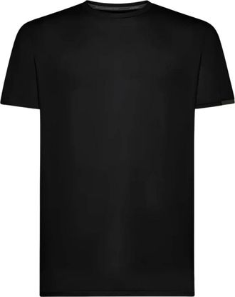 Roberto Ricci Design Monochrome Oxford Fabric T-shirt - Heren - T-shirts - Zwart - XL - Tops