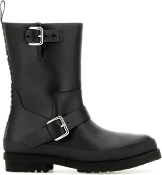 Stella McCartney Black Polyester Lace-Up Womens Boots