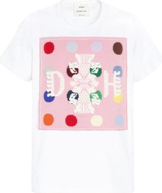 Barrie T-shirt Spots Logo - - Tops - Donna - Rosa - M