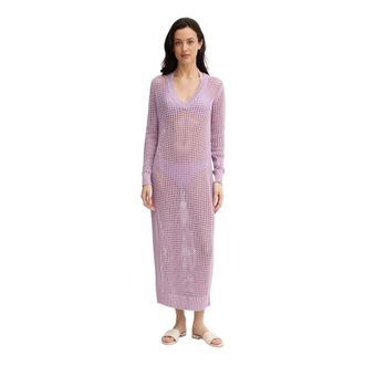 Vilebrequin Lysia Haakwerk Jurk - Dames - Kleedjes - Paars - XS - Katoen - Kleedjes