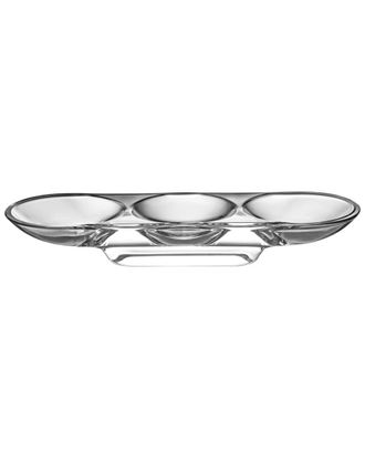 Nude Glass Silhouette Compartment Tray