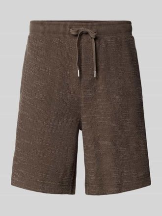 Marc O'Polo Relaxed Fit Sweatshorts aus Baumwoll-Mix in Dunkelbraun, Gr&ouml;&szlig;e XXL