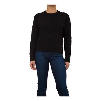 Patrizia Pepe Dames, Truien, Zwart, Maat: XS Spandex