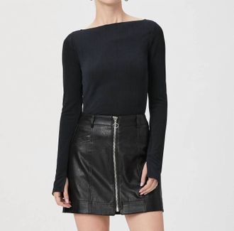 Paige Nomi Skirt In Black