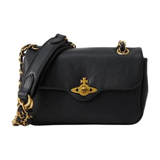 Vivienne Westwood Shoulder Bags, female, Black, Size: ONE SIZE Anita Medium Shoulder Bag