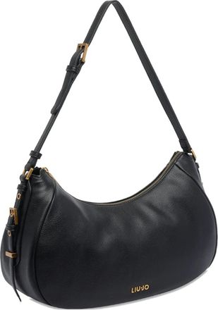 Liu Jo logo-lettering shoulder bag - Black