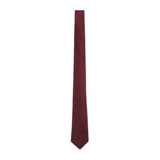 Giorgio Armani Accessoires, Heren, Rood, ONE Size, Zijden Das