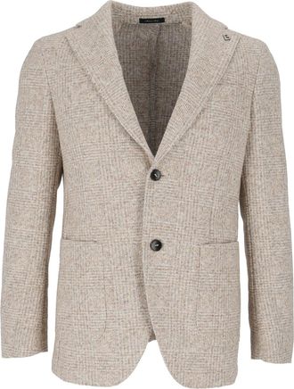 Breras Milano Giacca Uomo Check Tailored Blazer