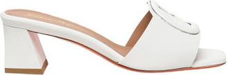 Santoni Womens mid-heel sandal in White at Nordstrom, Size 6.5
