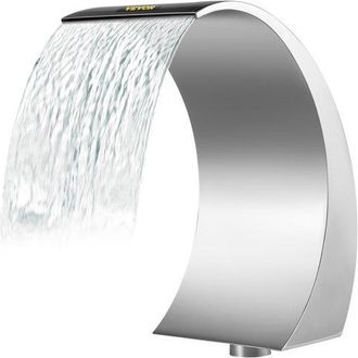 OEM Schwalldusche Pool 30 X 60 X 45 Cm Schwallbrause, Grau Pool Wasserschwall, Edelstahl Schwimmbad Poolfont&auml;ne, Gartenteich Dekoration Brunnen, Konstante
