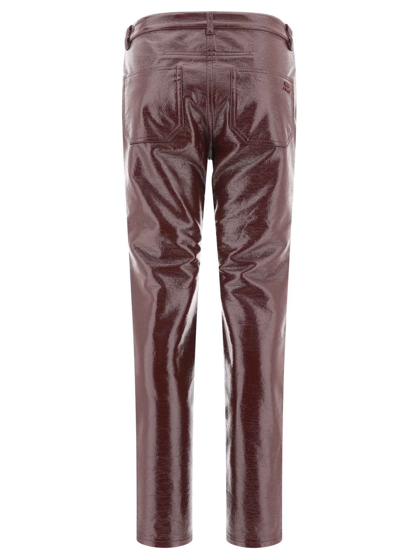 【関税込み】COURREGES 'Oblique Tailored' pants Courrèges Oblique Tailored Trousers | Black | FARFETCH JO