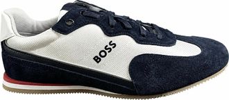 HUGO BOSS Mens Rusham Low Sneakers In Open White
