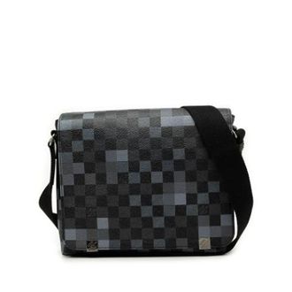 Louis Vuitton Pre-owned District PM - Dames - Pre-owned - Zwart - Maat: ONE Size Leer
