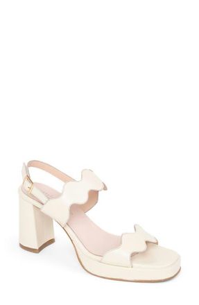 Patricia Green Palm Beach Platform Sandal in Bone at Nordstrom, Size 9