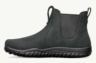 Lems Shoes Womens Waterproof Chelsea Boot In Obsidian