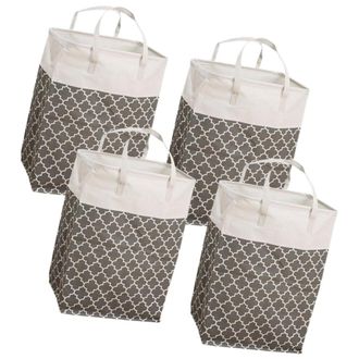 OEM Juego De 4 Contenedores De Ropa Extragrandes - Linterna Gris
