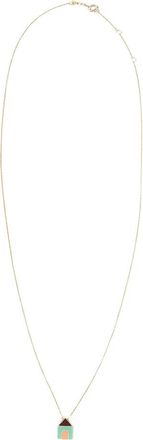 Aliita Casita Bold Emaille Ketting - Dames - Kettingen - Geel - ONE Size - Accessoires