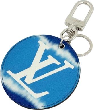 Louis Vuitton Pre-owned Keyring - Dames - Vintage Accessoires - Blauw - ONE Size - Leer - Vintage
