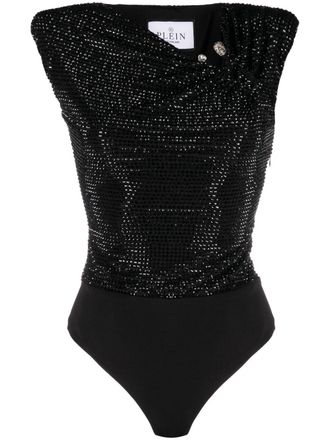 Philipp Plein Body con decorazione - Nero