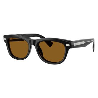 Brunello Cucinelli Brunello Cucinelli, Sunglasses, unisex, Black, Size: 53 MM Stanley J. Sunglasses
