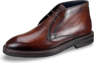 Scarpe di Bianco Mens Calgara Chukka Boot In Castagna