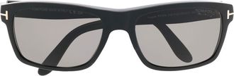 Tom Ford Eyewear August tinted sunglasses - men - Acetate - 58 - Black