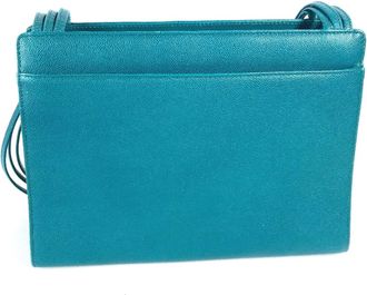 Chanel Green Caviar Leather Shoulder Bag Tote Bag (Pre-Owned)